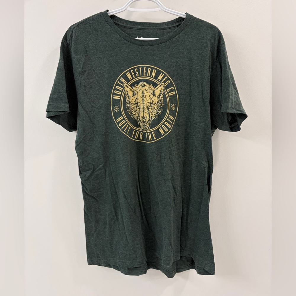 Green Graphic Tee - North Western MFG Co - Large